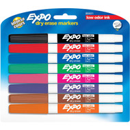 3 PACK OF Expo Fine Whiteboard Markers Assorted 8 pack