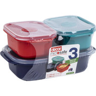 3 PACK OF Decor Microsafe Jewel Value Pack 3 pack