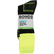 3 PACK OF Bonds Mens Everyday Value No Hole Crew Size 6-10 3 pack