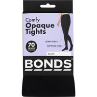 3 PACK OF Bonds Comfy Opaque Tights 70d Black L/xl