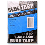 3 PACK OF Budget Blue Tarp 2.4m X 3.0m (8x10) 0.56kg