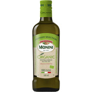 3 PACK OF Monini Organic Extra Virgin Olive Oil 500ml