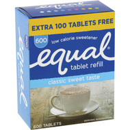 3 PACK OF Equal Sweetener Tablets 600 tablets