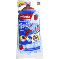 3 PACK OF Vileda Mop Supermocio Extra Long Refill