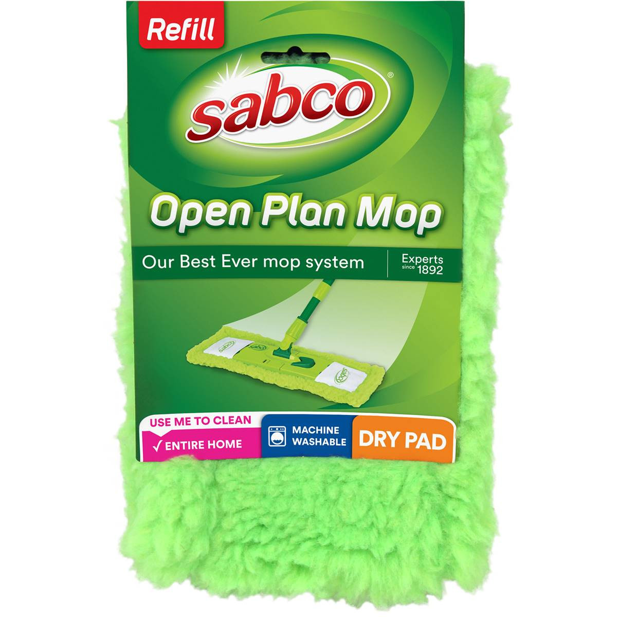 Sabco Open Plan Mop Dry Refill