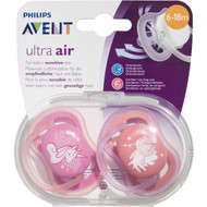 3 PACK OF Phillips Avent Soother 6-18 Months 2 pack
