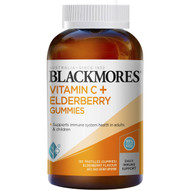 3 PACK OF Blackmores Vitamin C & Elderberry Gummies 120 pack
