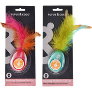 3 PACK OF Rufus & Coco Rocking Feathers Cat Toy