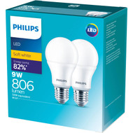 3 PACK OF Philips Led 806lm Warm Es 2 pack