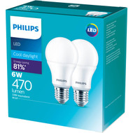 3 PACK OF Philips Led 470lm Cool Es 2 pack