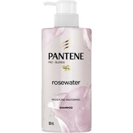 3 PACK OF Pantene Prov Blend Rosewater Moisture Restoring Shampoo 300ml