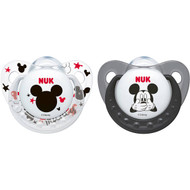3 PACK OF Nuk Mickey Soother 0-6m 2 pack