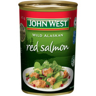 3 PACK OF John West Salmon Red 415g