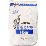 3 PACK OF Wallaby Bakers Flour 5kg