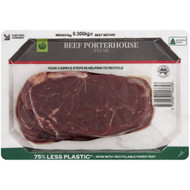 3 PACK OF WW Beef Porterhouse Steak 300g