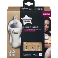 3 PACK OF Tommee Tippee Closer To Nature Feeding Bottles 340ml 2 pack