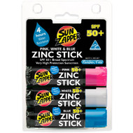 3 PACK OF Sun Zapper Zinc Spf50 Mixed Pack 12g x3 pack