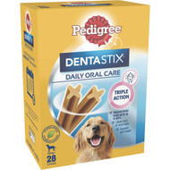 3 PACK OF Pedigree Dentastix Large Dental Dog Treat 28 pack
