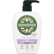 3 PACK OF Dermaveen Soap-free Body Wash Oatmeal 500ml