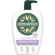 3 PACK OF Dermaveen Body Wash Shower And Bath Oil 500ml