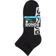 3 PACK OF Bonds Mens Socks Logo 1/4 Crew Sports Size 11-14 3 pack
