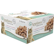 3 PACK OF Applaws Cat Food Fish Deluxe 8x70g