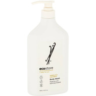 3 PACK OF Ecostore Body Wash Vanilla & Coconut 900ml