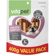 3 PACK OF Vitapet Jerhigh Treat Variety Pack 400g