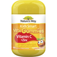 3 PACK OF Nature's Way Kids Smart Vita Gummies Vitamin C + Zinc 60 pack