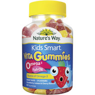 3 PACK OF Nature's Way Kids Smart Vita Gummies Omega-3 Dha Fish Oil 60 pack