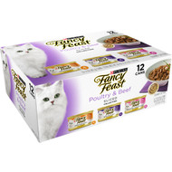 3 PACK OF Fancy Feast Poultry & Beef Sliced Collection 85g x12 pack