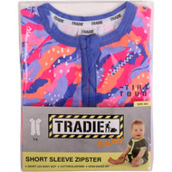3 PACK OF Tradie Baby Short Sleeve Zipster Girl