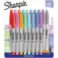 3 PACK OF Sharpie Permanent Markers Mixed Pastel 18 pack