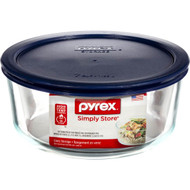 3 PACK OF Pyrex 1.67l Round Storage Bowl
