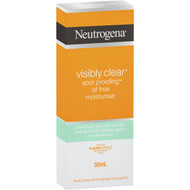 3 PACK OF Neutrogena Visibly Clear Spot Proofing Oil Free Moisturiser 50ml
