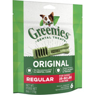 3 PACK OF Greenies Original Dog Dental Treat Regular 170g