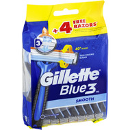 3 PACK OF Gillette Blue Iii Disposable Razors Pack