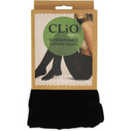 3 PACK OF Clio Eco Bci Opaque Tights Black S/m