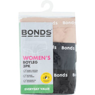 3 PACK OF Bonds Womens Edv Boyleg Size 14 3 pack