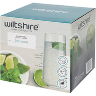 3 PACK OF Wiltshire Long Drink Glass 470ml 4 pack