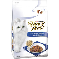 3 PACK OF Fancy Feast Tuna Prawn Mackerel & Crab Mackerel & Crab 1.4kg