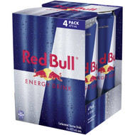 3 PACK OF Red Bull Energy Drink 473ml x4 pack