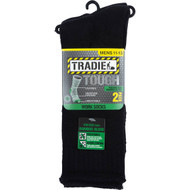 3 PACK OF Tradie Mens Bamboo Work Socks Size 11-13 2 pack
