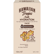 3 PACK OF Hawaiian Tropic Silk Hydration Face Spf50+ 100ml