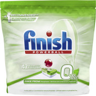 3 PACK OF Finish 0% Dishwasher Tablets 42 pack