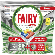 3 PACK OF Fairy Platinum Plus Dishwasher Tablets Lemon 15 pack