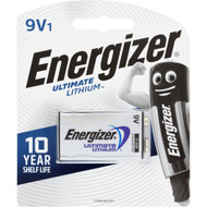 3 PACK OF Energizer Lithium Ultimate 9v Batteries