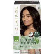 3 PACK OF Clairol Natural Instincts 23 Brown Black