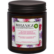 3 PACK OF Air Wick Botanica Island Rose & African Geranium Scented Candle