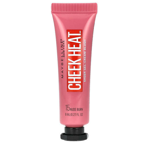 <img alt="Maybelline, Cheek Heat, Sheer Gel-Cream Blush, 15 Nude Burn, 0.27 fl oz (8 ml)" title="Maybelline, Cheek Heat, Sheer Gel-Cream Blush, 15 Nude Burn, 0.27 fl oz (8 ml),041554578188"